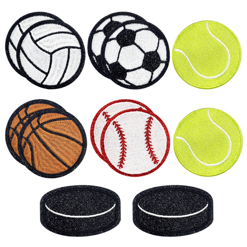 Badminton Logo - 반짝이 스포츠 야구 축구 테니스 다리미