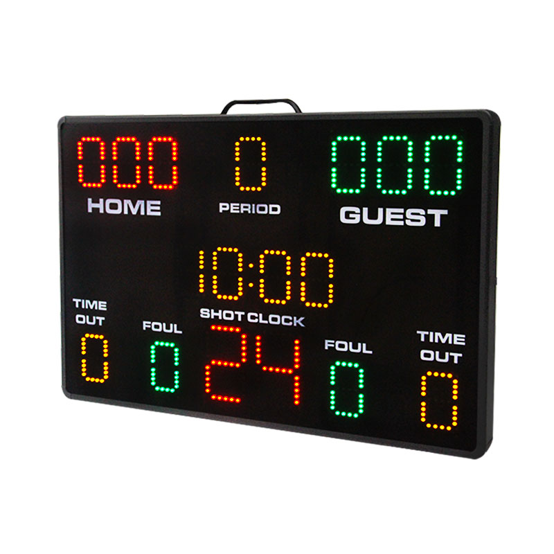 Scoreboard Digital - 휴대용 LED 멀티 스포츠 전자 농구
