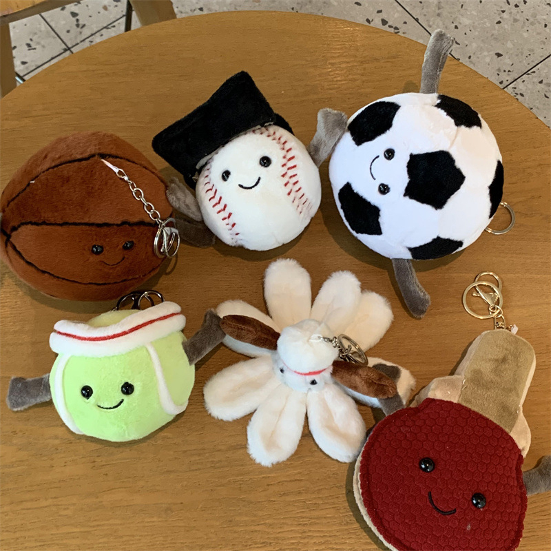 귀여운 시뮬레이션 공 시리즈 플러시 장난감 귀여운 테니 - Badminton Game 리뷰 및 가격
