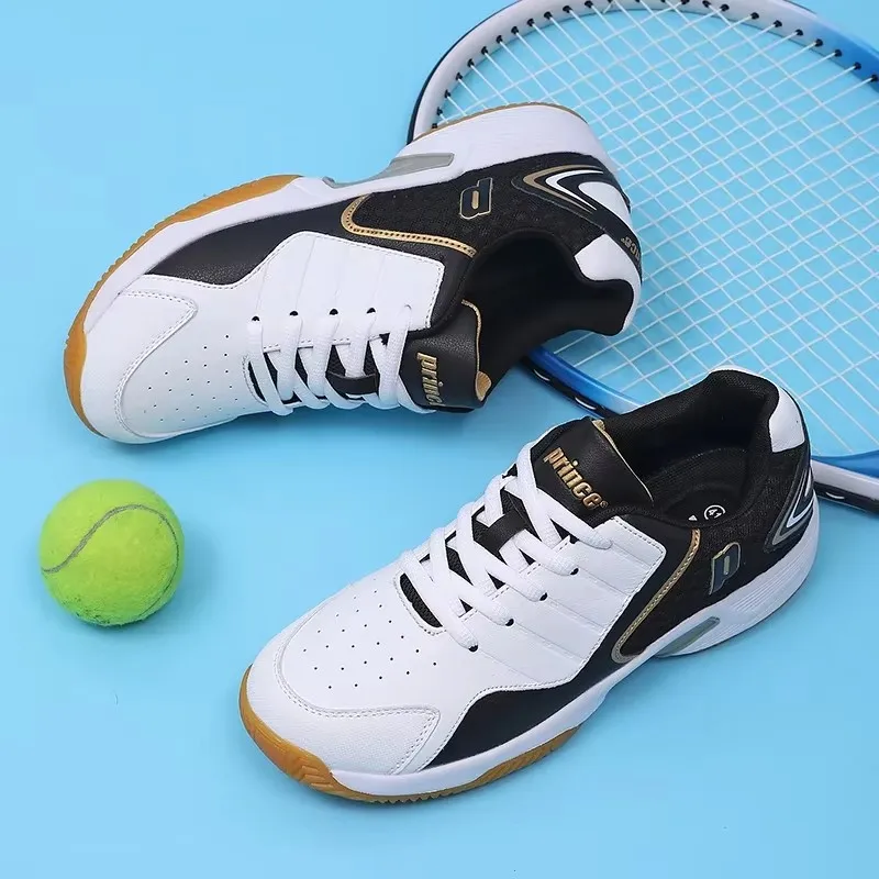 전문 남성 여성 가죽 배드민턴 신발 커플 미끄럼 방지  - Badminton Game 리뷰 및 가격