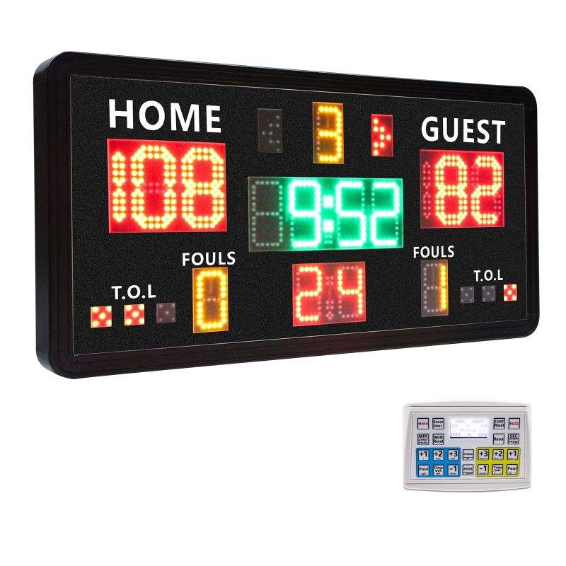 휴대용 콘솔 패널 제어 0.9m LED 디지털 농구 스 - Scoreboard Digital 리뷰 및 가격