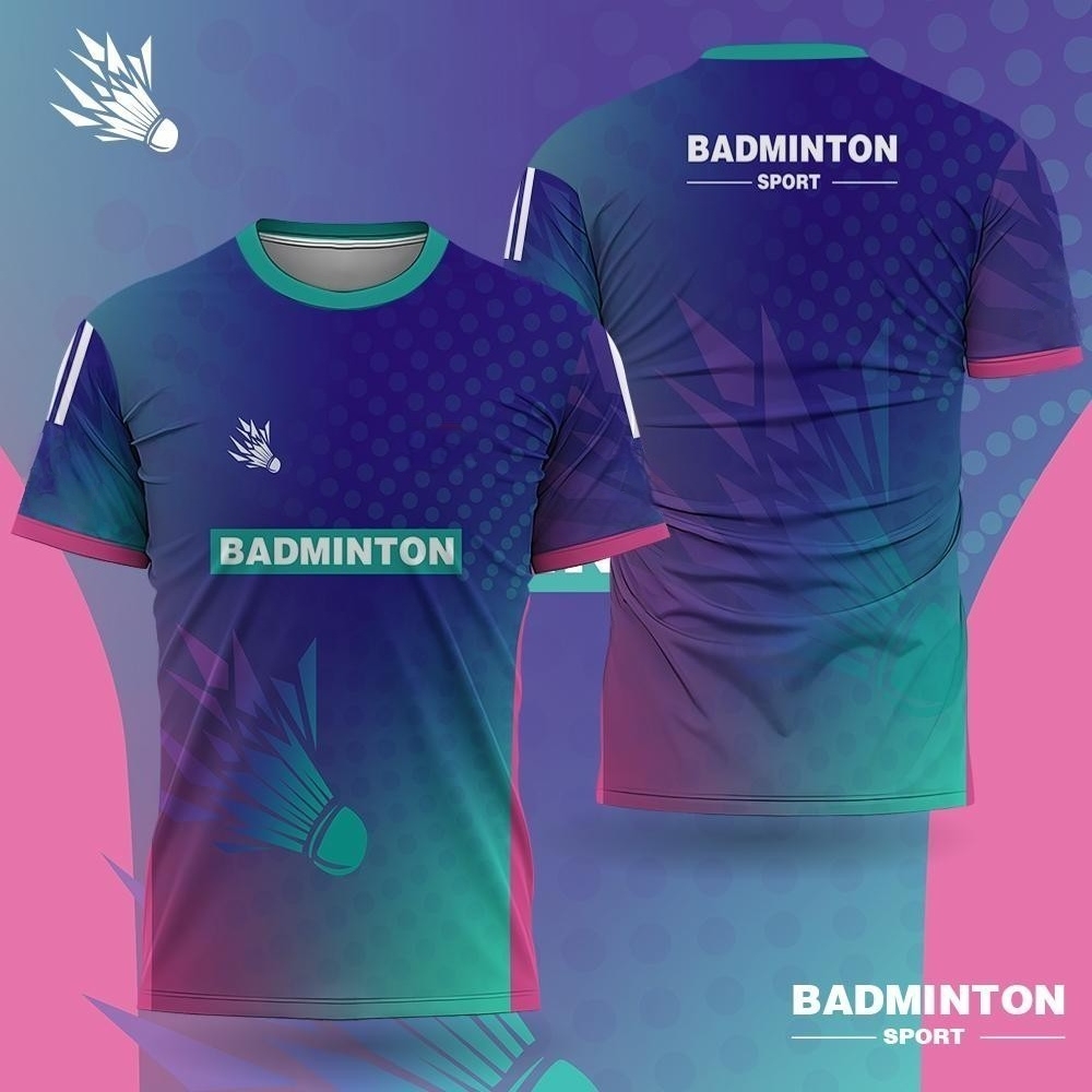남성 배드민턴 의류 그라데이션 3D 프린트 배드민턴 티 - Badminton Outfit 리뷰 및 가격