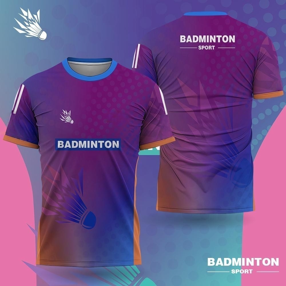 남성 배드민턴 의류 그라데이션 3D 프린트 배드민턴 티 - Badminton Outfit 리뷰 및 가격