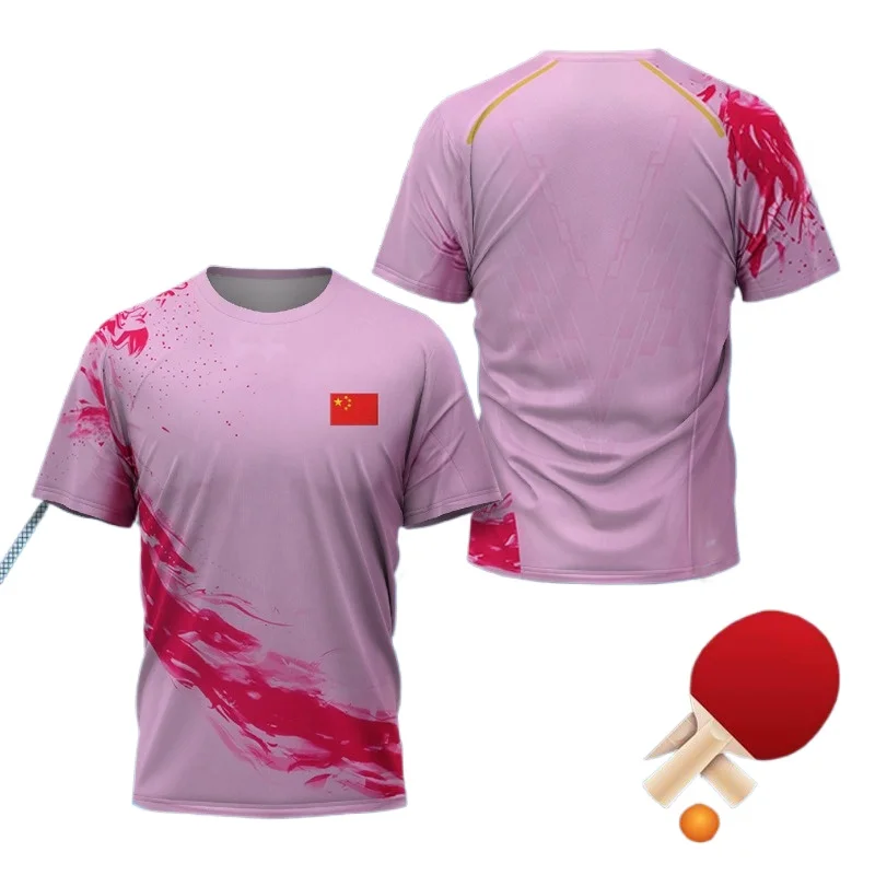중국 드래곤 탁구 그래픽 T 셔츠 남성 의류 패션 배드 - Badminton Outfit 리뷰 및 가격