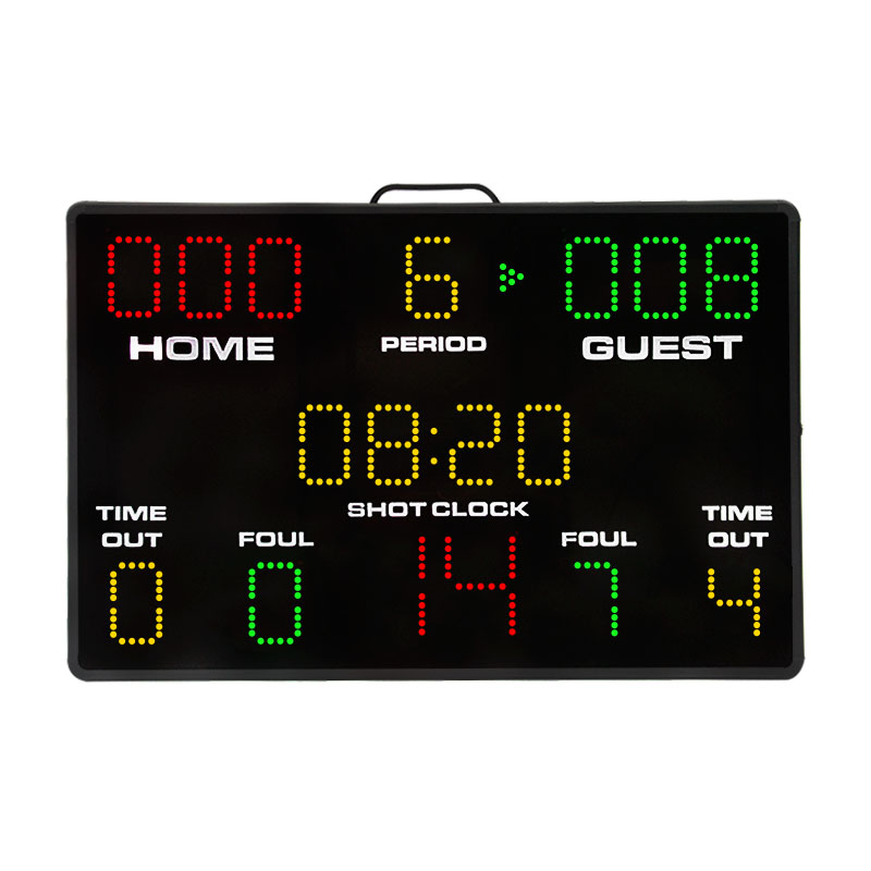 휴대용 LED 멀티 스포츠 전자 농구 점수판, 학교 클 - Scoreboard Digital 리뷰 및 가격